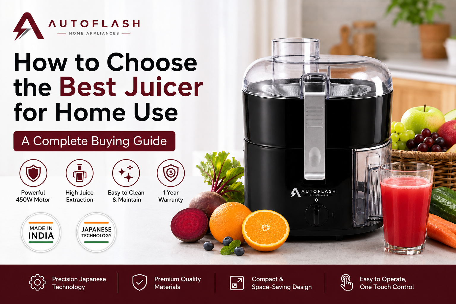 How to Choose the Best Juicer for Home Use: A Complete Buying Guide