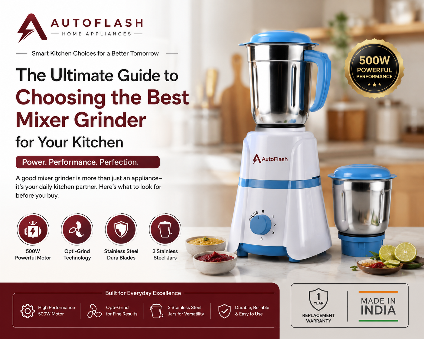 The Ultimate Guide to Choosing the Best Mixer Grinder for Your Kitchen