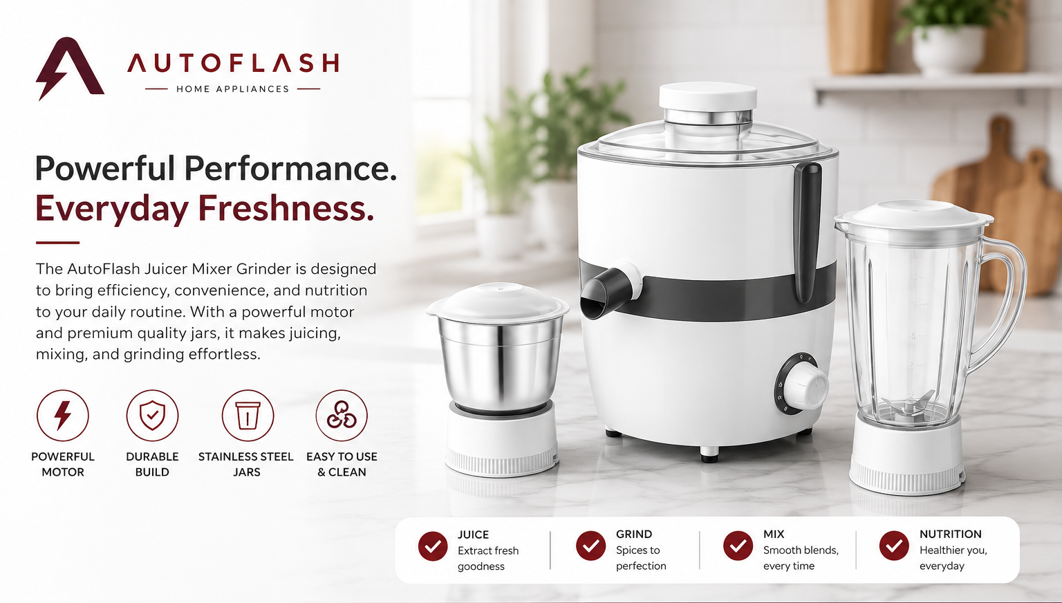 Why a Juicer Mixer Grinder Is Essential in Every Kitchen
